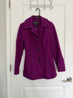 London Fog Burgundy Coat